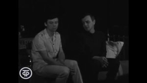Кирилл Лавров в сцене из спектакля "С ВЕЧЕРА ДО ПОЛУДНЯ". БДТ. 1969 год.