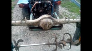 самодельная  почво фреза для мини трактора.  1 часть.