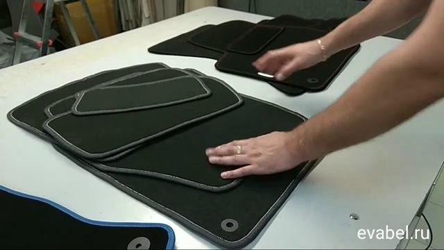 Автоковрики из Бельгийского ковролина Evabel.ru