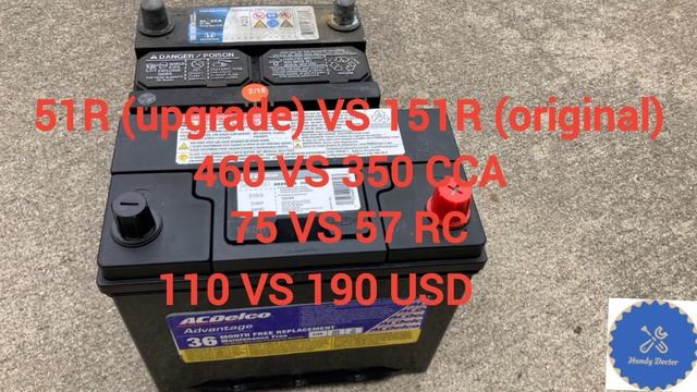 Replace battery on Honda Fit & upgrade to a bigger, better yet cheaper one. 151R replaced with 51R смотреть онлайн