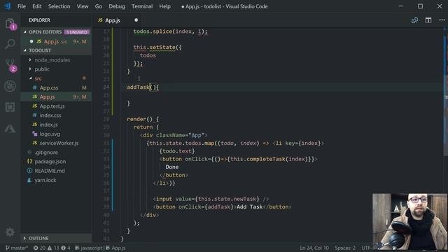 018 ReactJS بالعربية - Todolist App With React بناء تطبيق