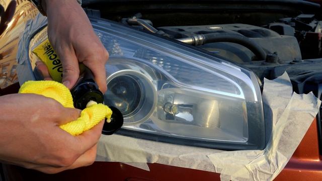 Лёгкая ручная полировка фар за 300Р смотреть онлайн