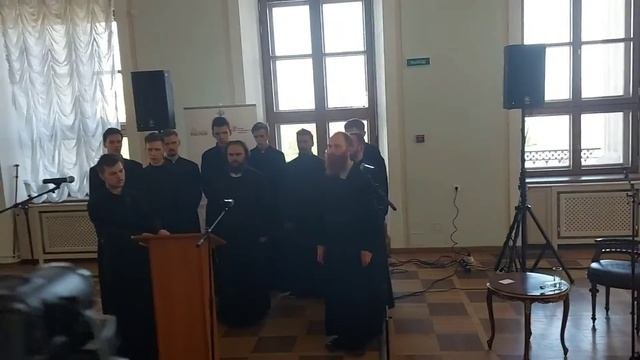 Московский старообрядческий хор. Стихеры Пасхе на открытии Международного старообрядческого форума