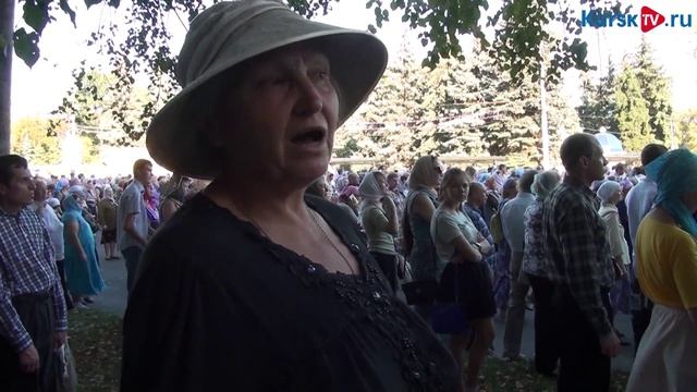 В Курске чудотворную икону "Знамение" встречали более 12 тысяч верующих смотреть онлайн