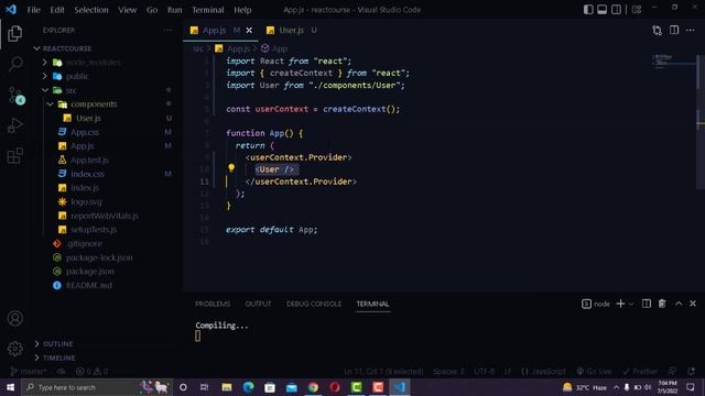 Use Context Hook | React Js Tutorial For Beginners | #14