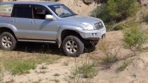 Prado 120, воскресная поездка, тщетные попытки его вывесить.