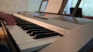 Зажигательно веселая музыка на синтезаторе.