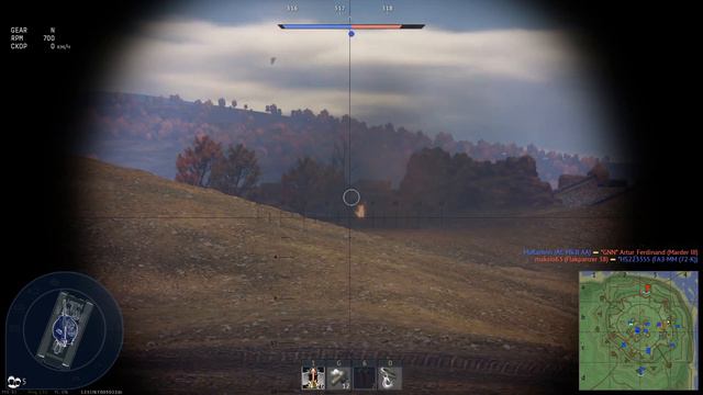 War Thunder | M4A3 (105) Sherman | Реалистичные бои смотреть онлайн