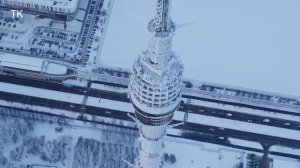 Останкинская башня обледенела!