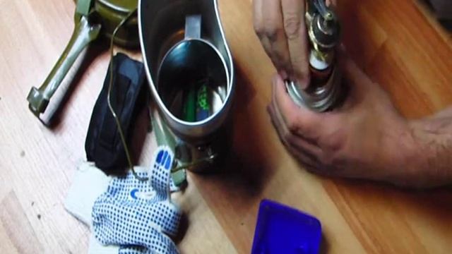 Армейский солдатский котелок. Газ внутри. смотреть онлайн