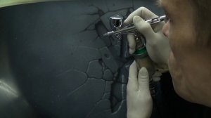 УРОКИ АвтоАЭРОГРАФИИ для НОВИЧКОВ#7/2 Рисуем каменный барельеф- РЕАЛИЗМ, всё ПРОСТО!