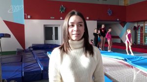 Зимнее первенство по прыжкам на акробатической дорожке