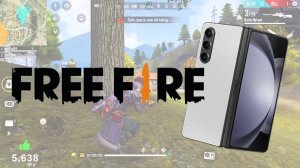 Cauvo capital обзор игры  Free Fire на  Samsung Galaxy Z Fold 5