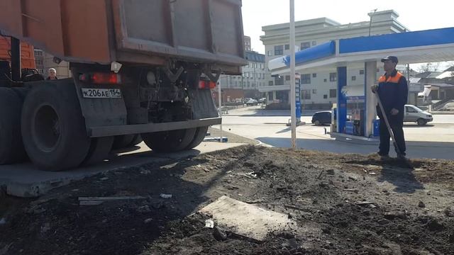 Щебень гранитный 20/40 выгрузка, жд тупик Новосибирск #ПГСНСК смотреть онлайн