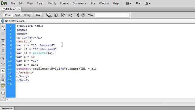 30 - JavaScript parseInt Method – смотреть онлайн видео от JavaScript ... image.