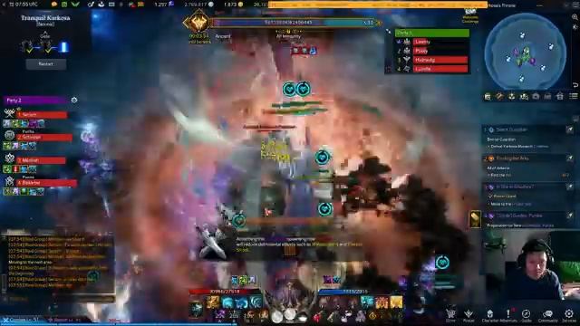 Days 14 abyss dungeon (tranquil karkosa) 2 team group смотреть онлайн