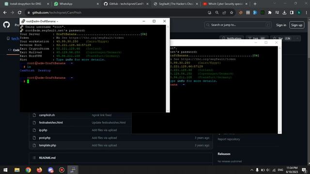 غفل صاحبك (شرح CamPhish & Segfault ) смотреть онлайн
