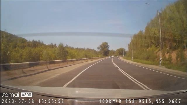 70 mai A800 задняя камера через тонировку днём. смотреть онлайн