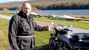 sidecar Yamaha XJ750 с коляской иж спутник.