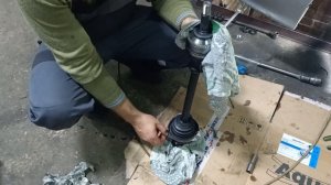 Замена привода  Рено Меган 1.