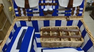 Набор корзина для пикника на 4 персоны 58*39*20 см