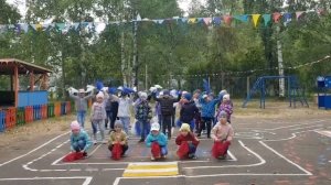 МБДОУ " Детский сад № 76" г. Сыктывкара, флешмоб "Россия, мы дети твои"