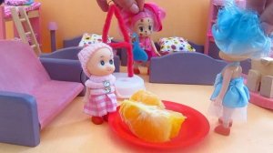 #Играем в куклы. Ева, Ляля, Иля и Буква А. Эмбер приходит на помощь. #Развивающие мультики.