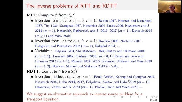 Thomas Schuster -Diffractive tensor field tomography as an inverse problem for a transport equation смотреть онлайн