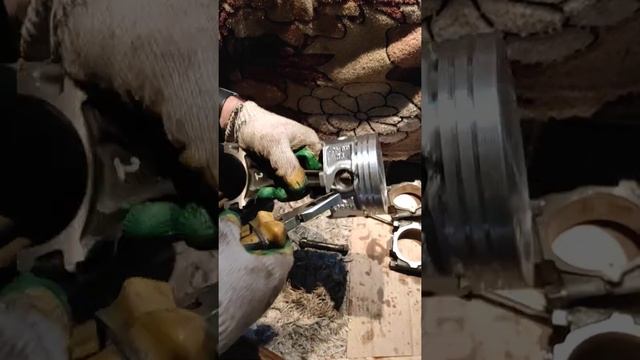 Собираем Поршень и Шатун 405 Газель. смотреть онлайн