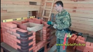Увеличение производительности при кладке печи  3  Подсумок для инструмента