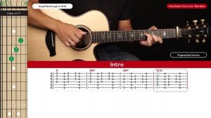 How Deep Is Your Love - Guitar Tutorial Bee Gees Guitar Lesson |Chords + Fingerpicking|