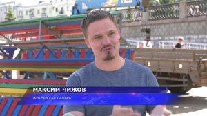 На самарские пляжи начали завозить элементы благоустройства