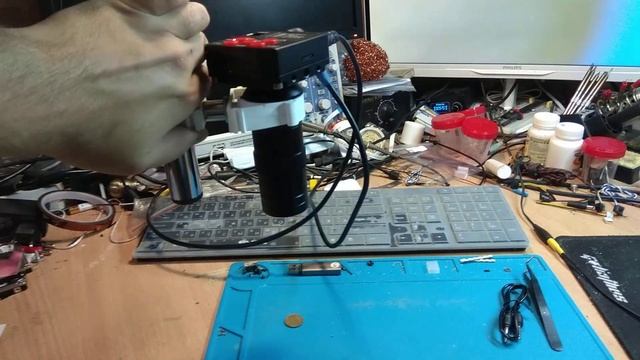 16MP FullHD 1080@60FPS Digital Microscope смотреть онлайн