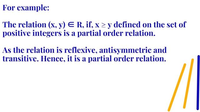 What is partial ordering relation? смотреть онлайн