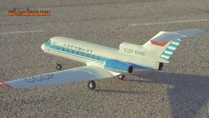 Радиоуправляемая модель ЯК-40