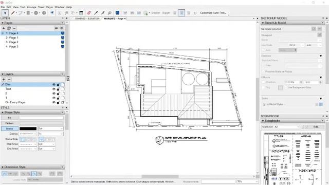 Sketchup Layout 17 - How to Export Drawings to PDF