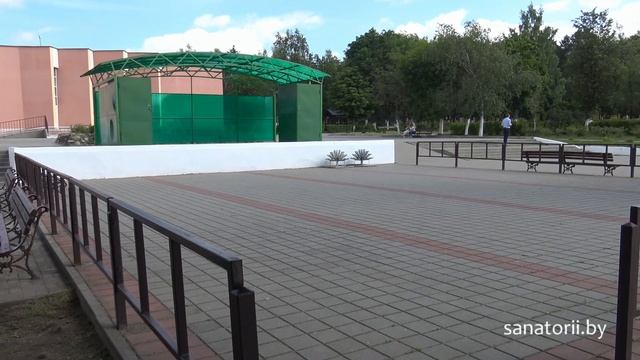 Санаторий Волма - танцплощадка летняя, Санатории Беларуси смотреть онлайн