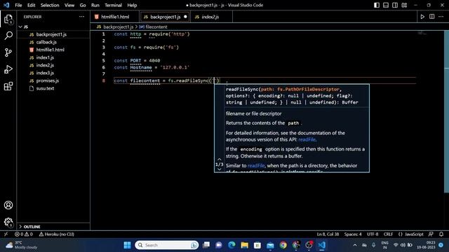 Node JS Backend Tutorial |#6 - Easy Way To Serving HTML File Using Node JS Server To Client Side