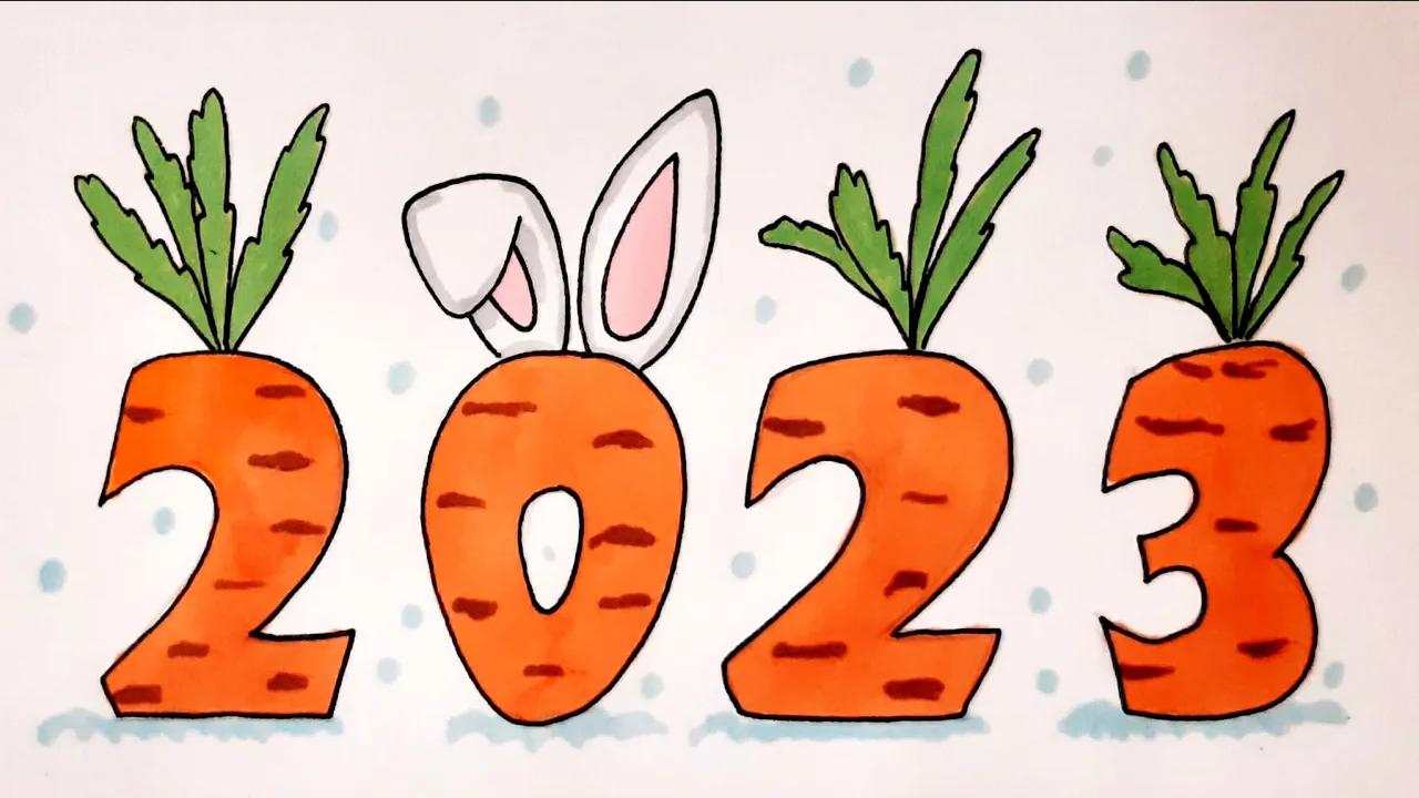 Рисунки для срисовки лёгкие. Цифры морковки. Цифры для срисовки. Рисунок цифр 2023 года.