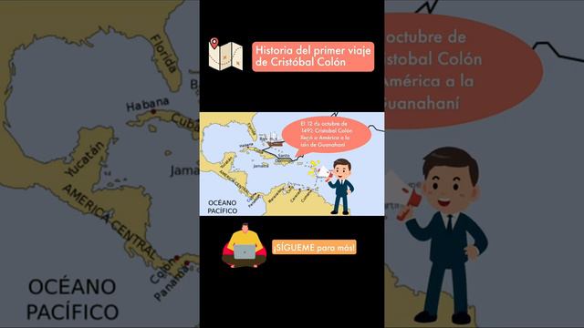 📜⚓ HISTORIA del PRIMER VIAJE de CRISTÓBAL COLÓN a AMÉRICA 🌎✨ | 🤔 ¿Cuándo inició y terminó? ⏱