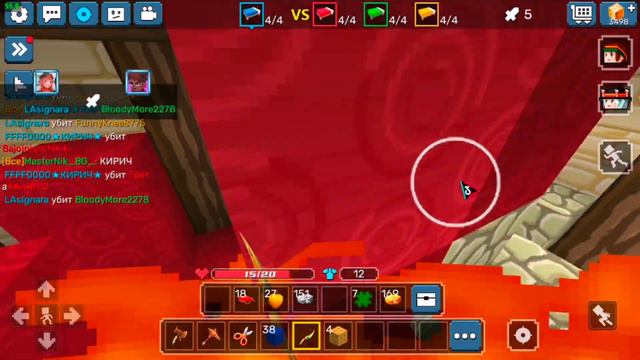 Using Autoclicker 999 CPS In BlockmanGo BedWars  blockman go