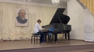 И.С. Бах Трёхголосная фуга до мажор Исп. Тимофей Юрьев ДМШ №9 г Костромы