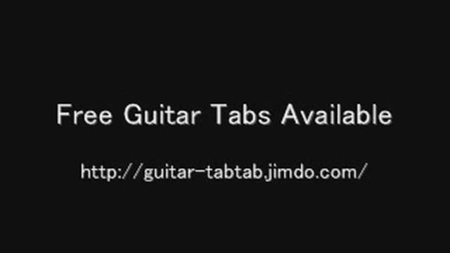 【Electric Guitar Tab】Fingering1234 смотреть онлайн