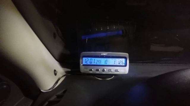 Доработка ларгуса. Установка на автомобиль Лада Ларгус датчика температуры за бортом.