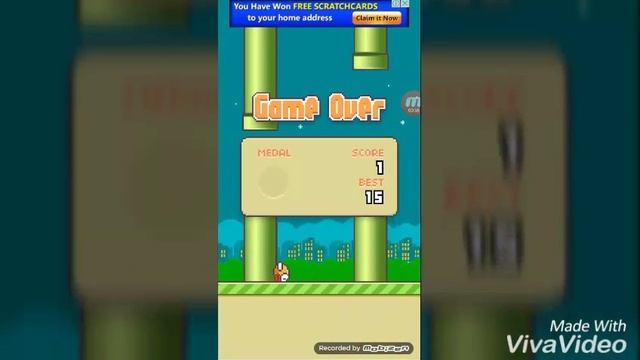 Flapping bird. game play смотреть онлайн