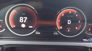 BMW 740d xdrive 0-100