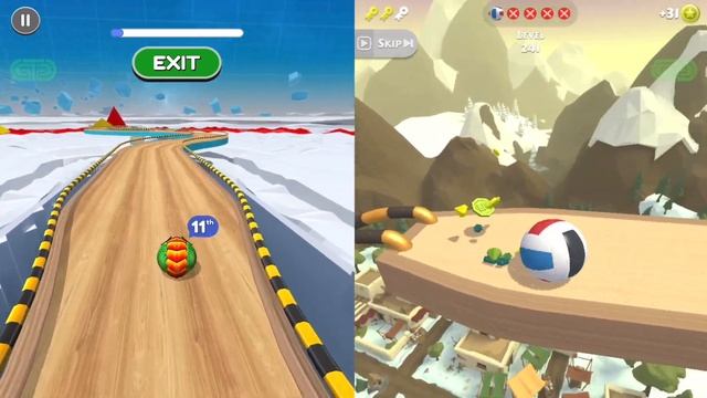 Going Balls Vs Action Balls, GyroSphere Evolution - Satisfying Ball Games