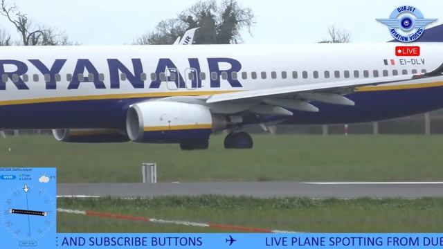✈️ Live Aircraft | Plane Spotting from Dublin Airport - 26/03/2023 смотреть онлайн