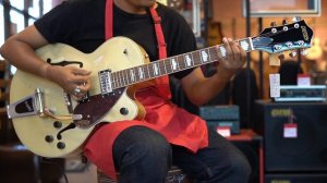 Strings Quick Demo : Gretsch G2420T STREAMLINER™ HOLLOW BODY WITH BIGSBY®, GOLDDUST