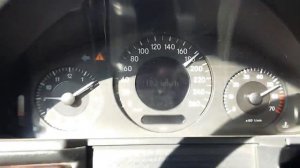 Mercedes w211 e240 acceleration 0-220/разгон Мерседес 2.6 w211 0-220